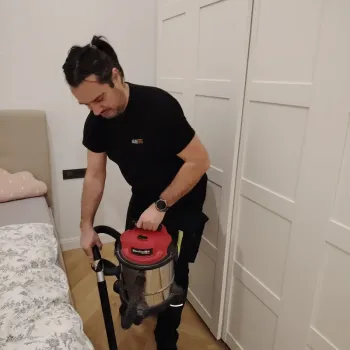 Usisavanje i čiščenje nakon montaže