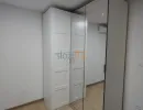 Složeni bijeli PAX ormar s vratima s ogledalom