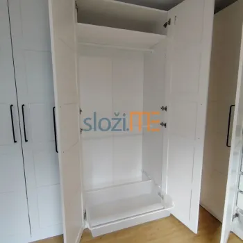 Metalna košara unutar Ikea PAX ormara