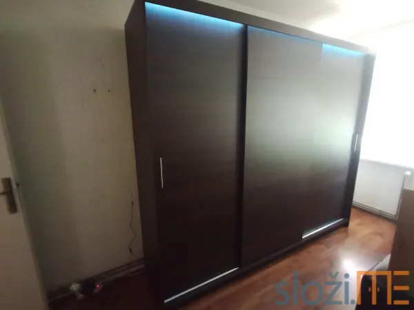 Ormar Atlanta 118, crni, Zagreb