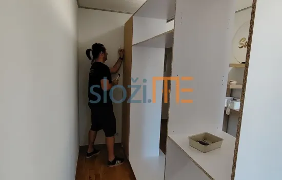 korpus ormara bez stavljenih leđa