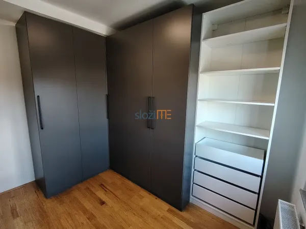 Sivi PAX Walk-in ormar